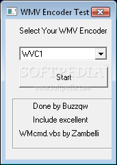 WMV Encoder Test