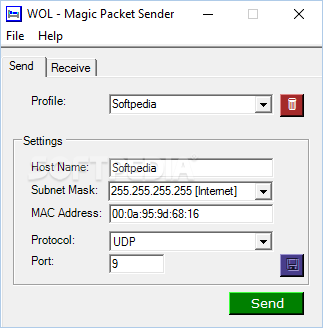 WOL - Magic Packet Sender