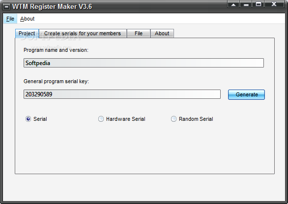 WTM Register Maker