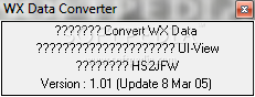 WX Data Converter