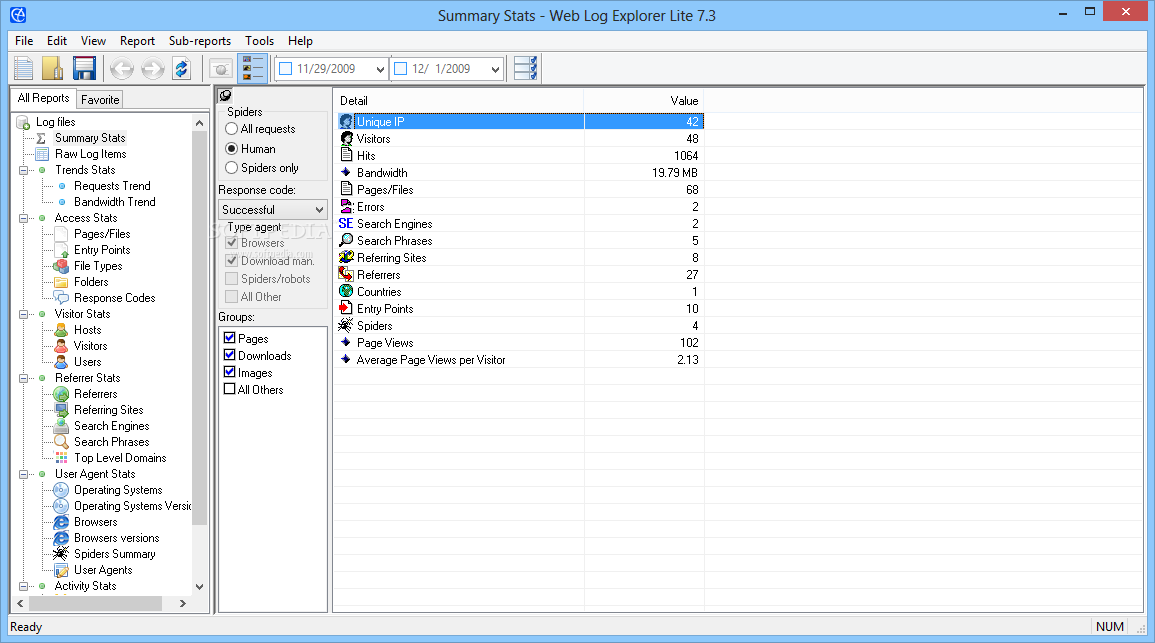 Web Log Explorer Lite