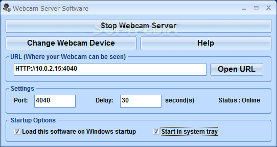 Webcam Server Software