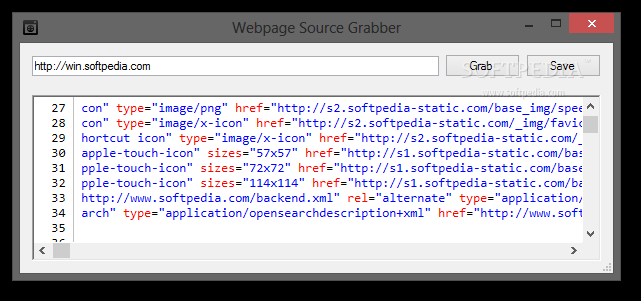 Webpage Source Grabber