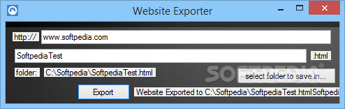 Website Exporter