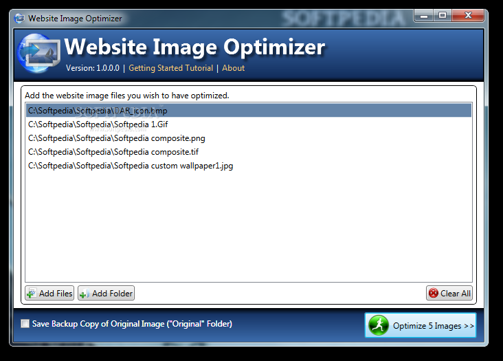 Website Image Optimizer