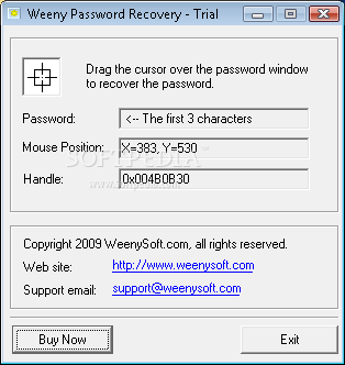 Weeny Password Recovery