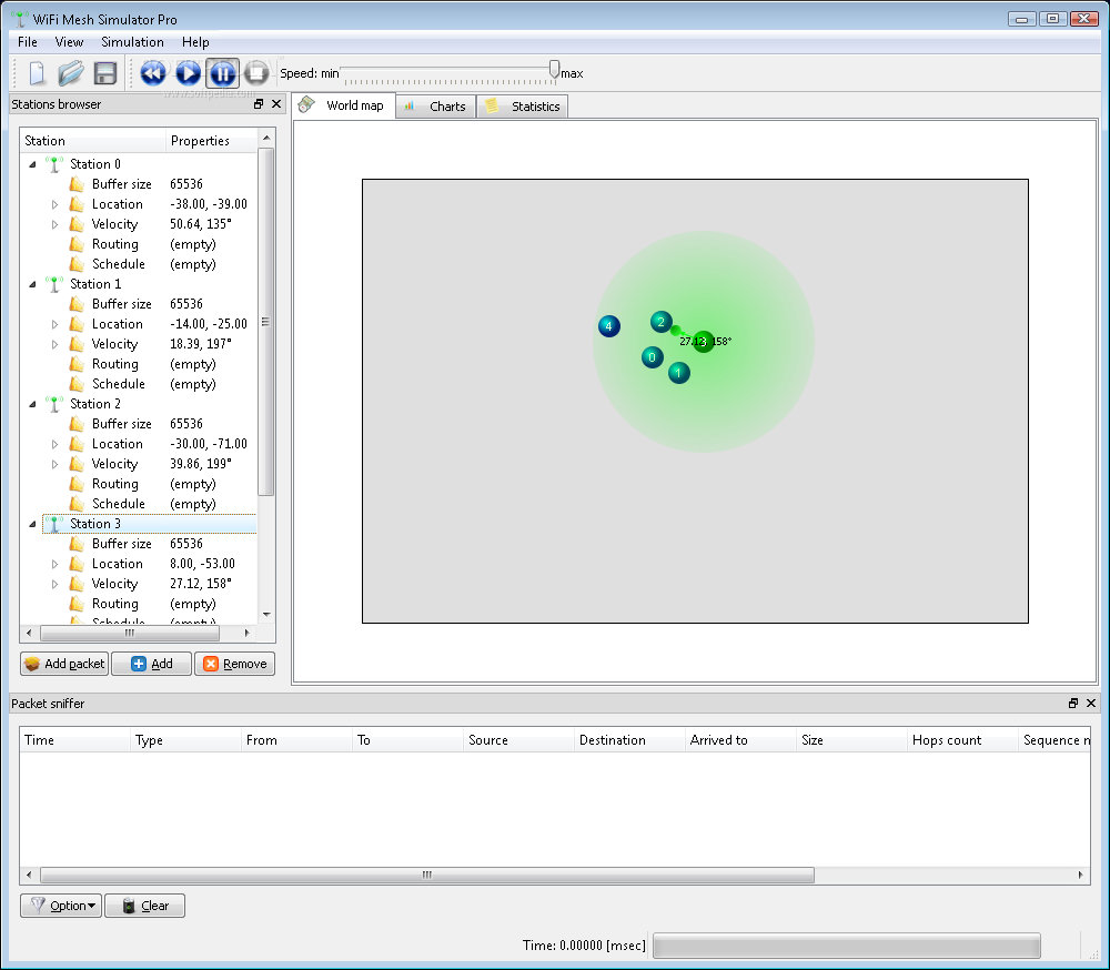 WiFi Mesh Simulator Pro