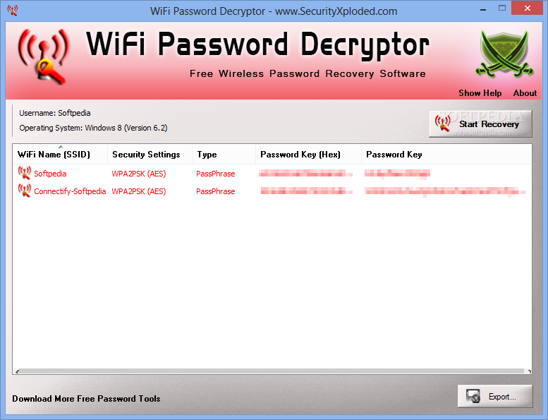 WiFi Password Decryptor Portable