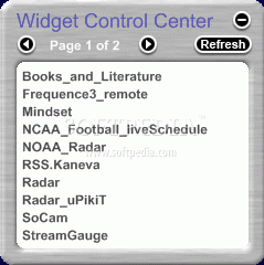 Widget Control Center