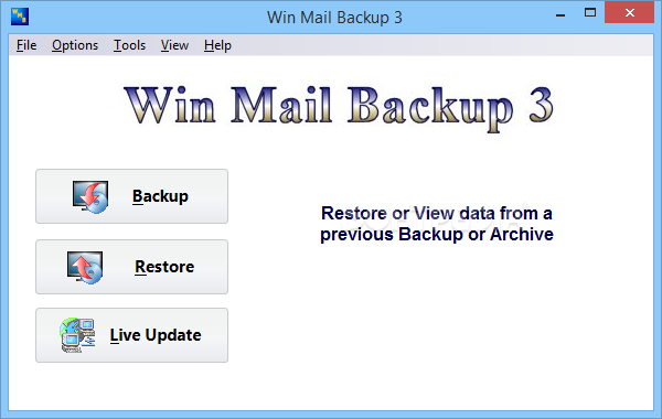 Win Mail Backup