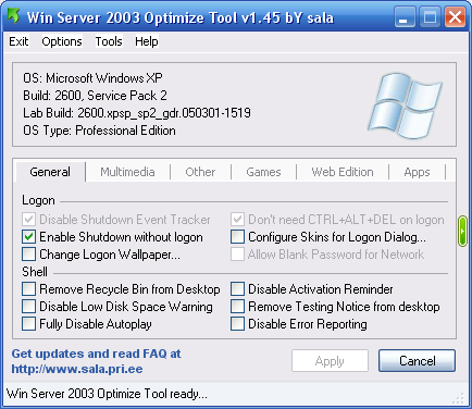 Top 38 System Apps Like Win 2003 Optimize Tool - Best Alternatives