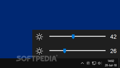 Win10 Brightness Slider