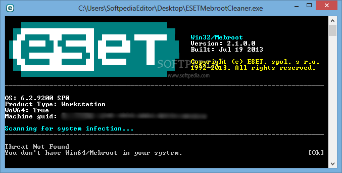 ESETMebrootCleaner (formerly ESET Win32/Mebroot fixer)