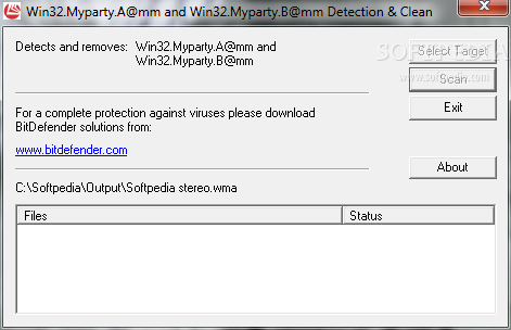 Win32.Myparty@mm Removal Tool