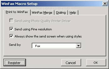WinFax Macro for Word XP/2000