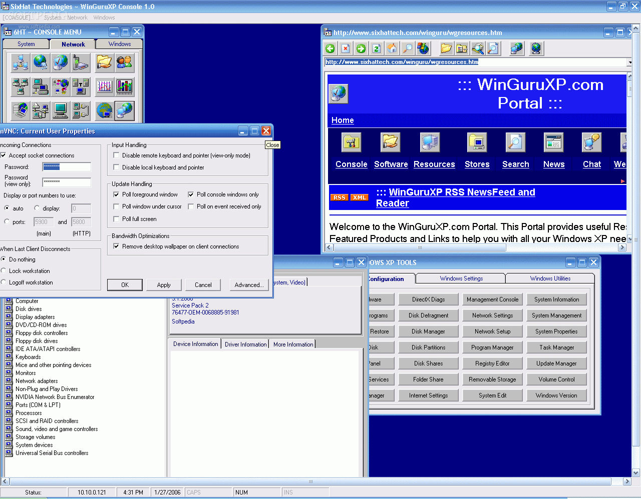 WinGuruXP Console