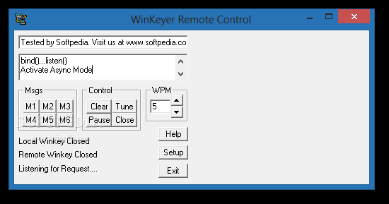 WinKeyer Remote Control