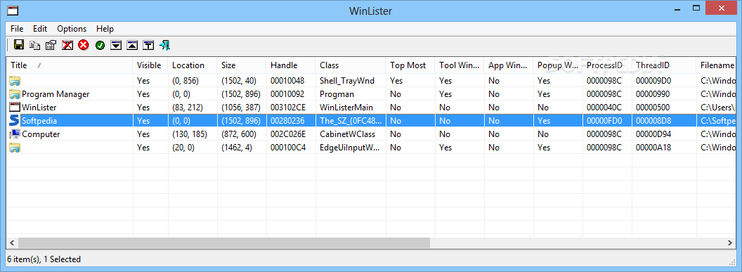 WinLister