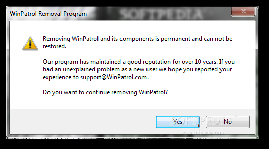 WinPatrol Removal