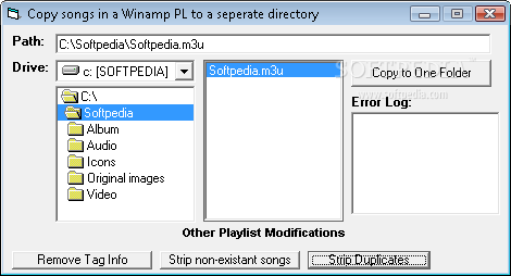 Winamp Playlist Manager