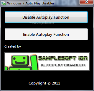 Windows 7 Autoplay Disabler