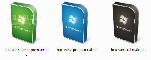 Windows 7 Box Icons
