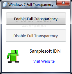 Windows 7 Full Transparency