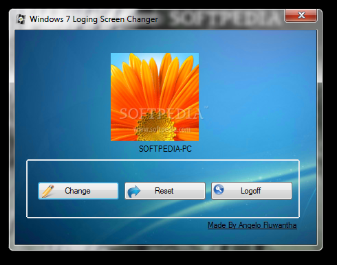Windows 7 Loging Screen Changer