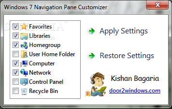 Top 43 System Apps Like Windows 7 Navigation Pane Customizer - Best Alternatives