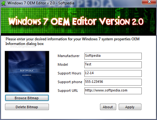 Windows 7 OEM Editor