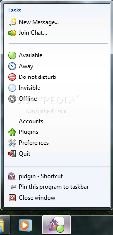 Windows 7 Pidgin plugin