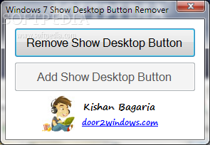 Windows 7 Show Desktop Button Remover