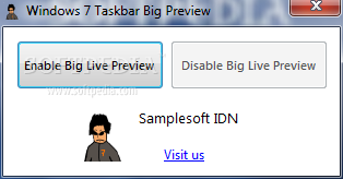 Windows 7 Taskbar Big Preview