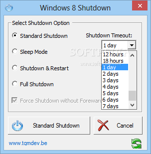 Windows 8 Shutdown