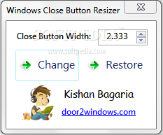 Windows Close Button Resizer