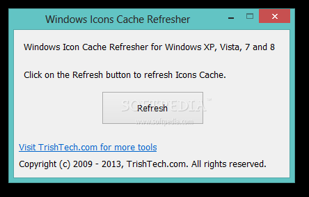 Windows Icons Cache Refresher