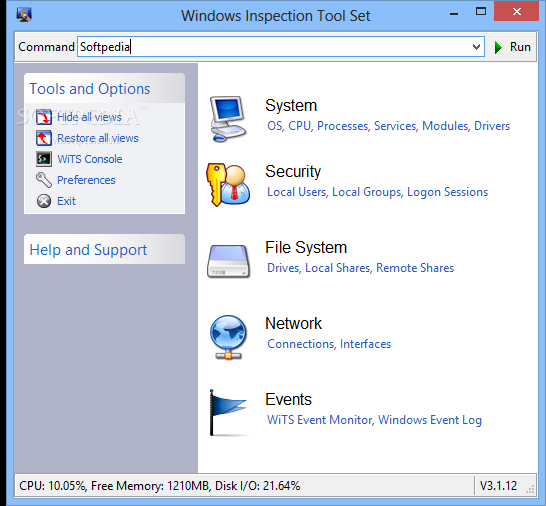 Windows Inspection Tool Set