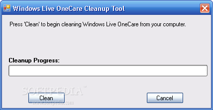 Windows Live OneCare Cleanup Tool
