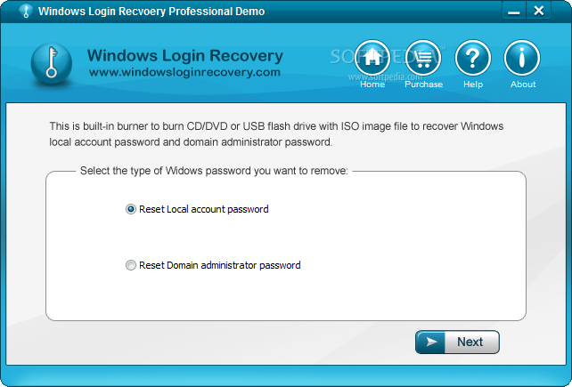 Windows Login Recovery Professional