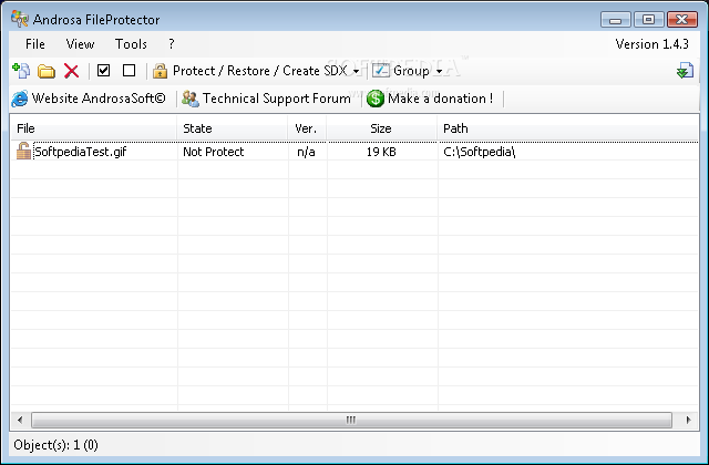 Portable Androsa FileProtector