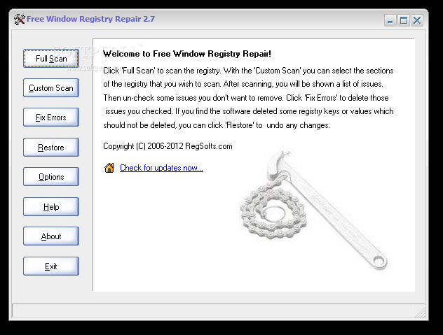 Portable Free Window Registry Repair