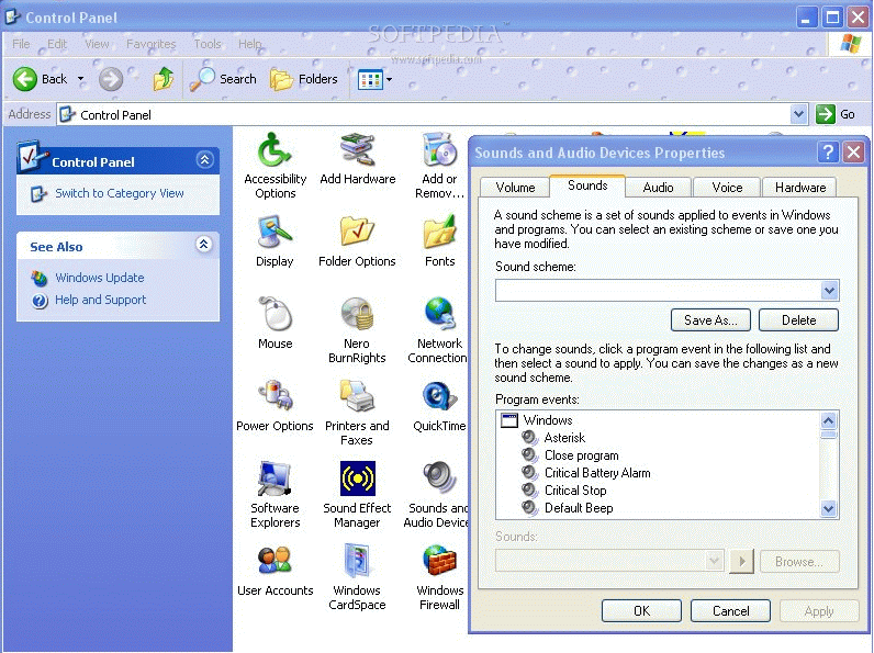 Windows XP Theme Sound Package