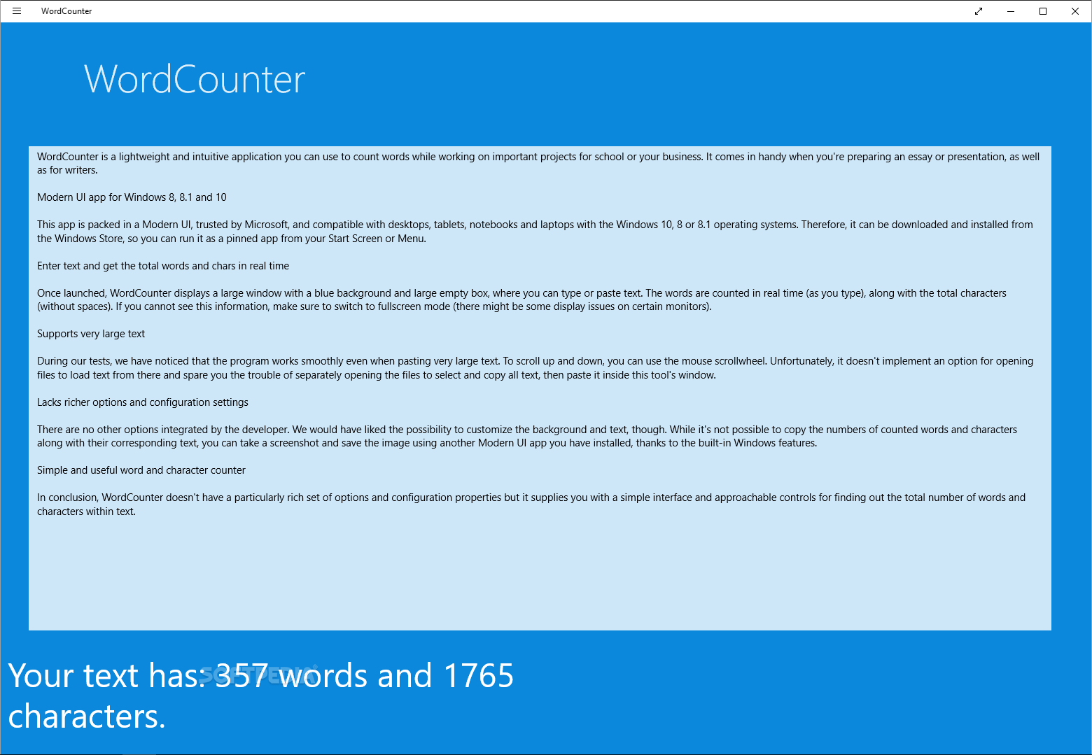 WordCounter