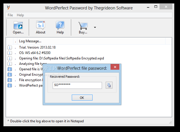 WordPerfect Password