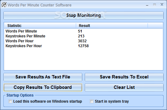 Words Per Minute Counter Software