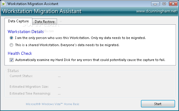 Workstation Migration Assistant