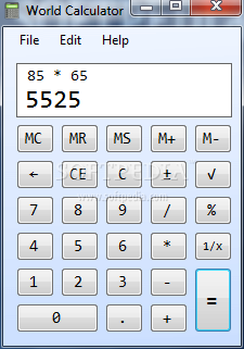 World Calculator