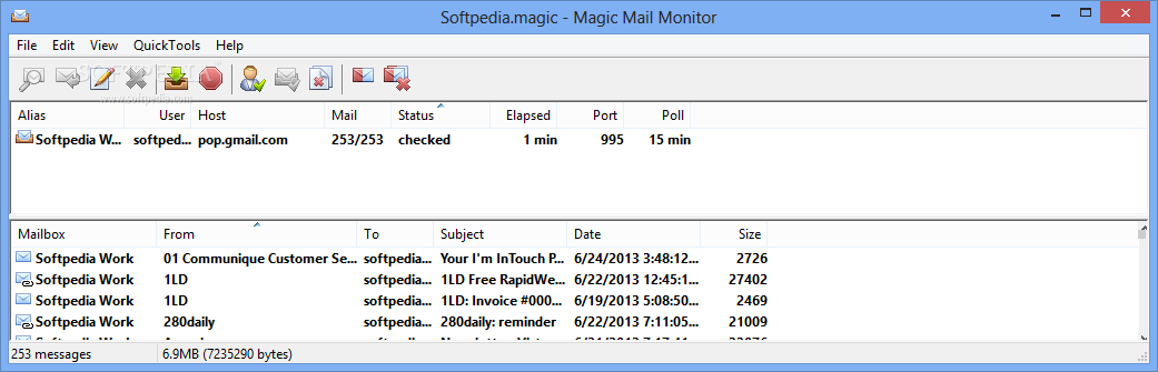 X-Magic Mail Monitor