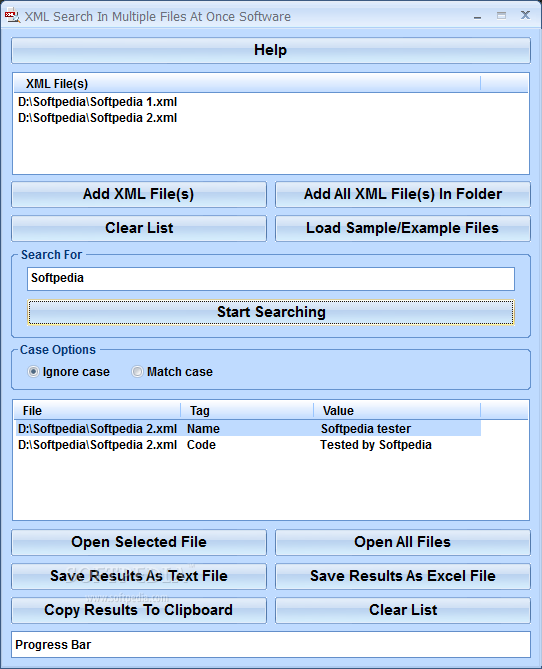 XML Search In Multiple Files At Once Software