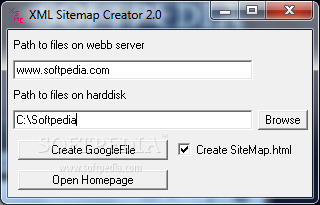 XML SiteMap Creator